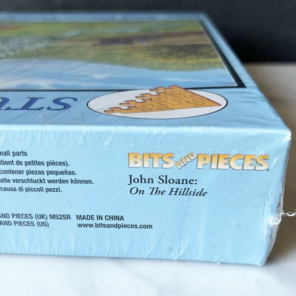 Bits And Pieces On The Hillside John Sloane Horse Farm Field 1000 Piece Puzzle - Picture 2 of 6